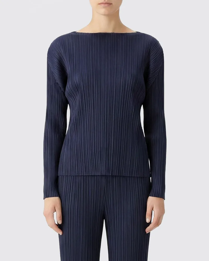 Issey Miyake Top damen Blau