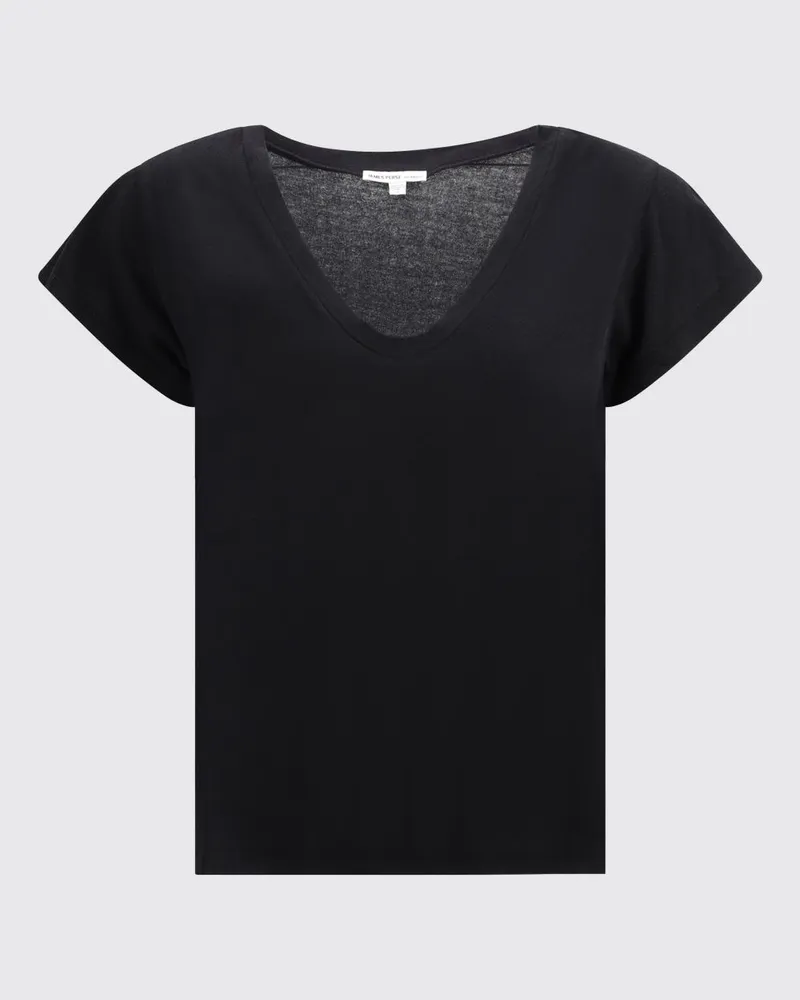 James Perse T-shirt damen Schwarz