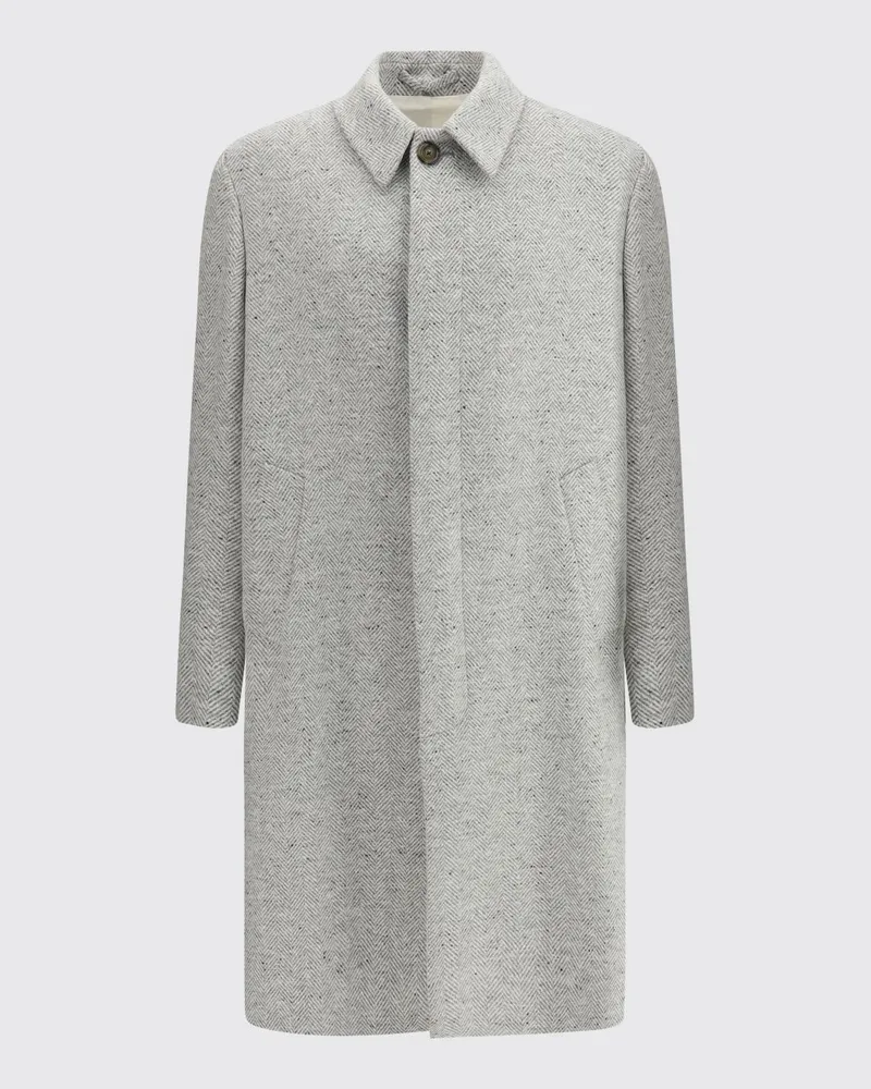 LARDINI Mantel herren Grau