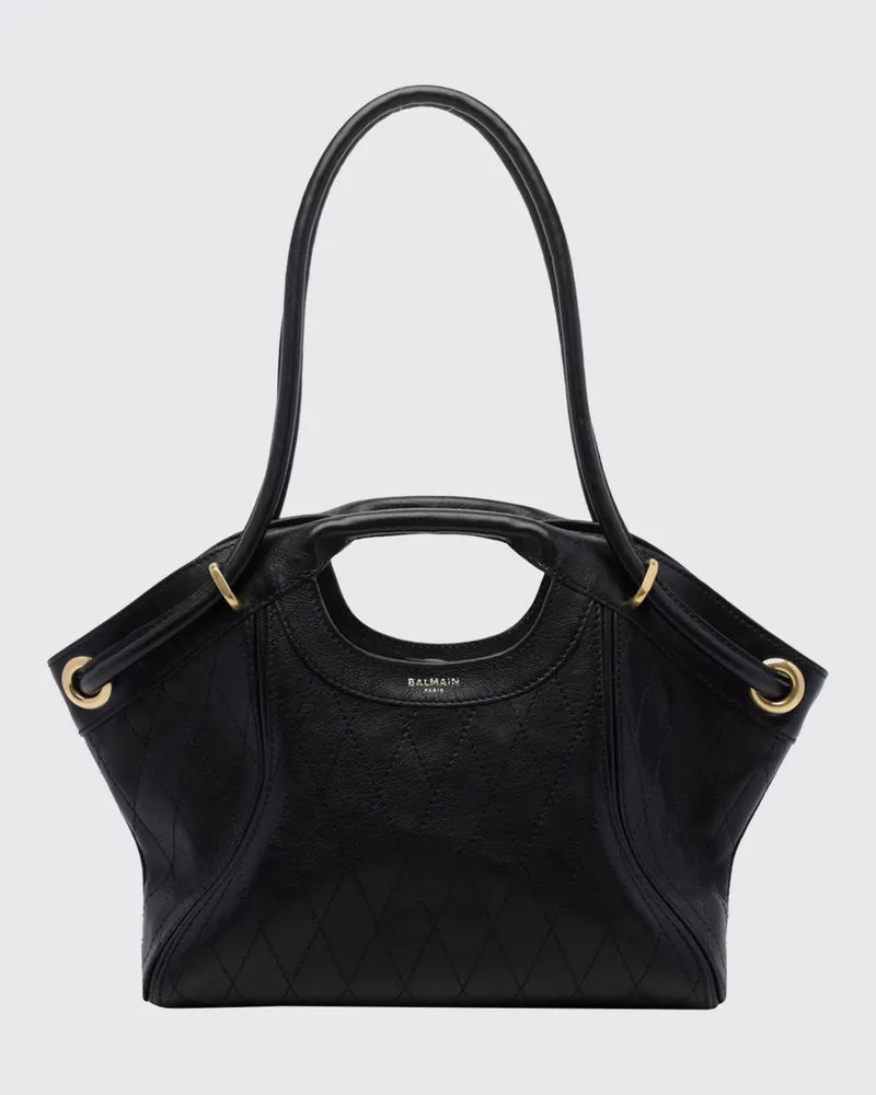 Balmain Schultertasche damen Schwarz