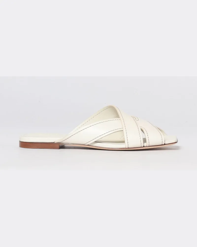 TOD'S Flache sandalen damen Weiß