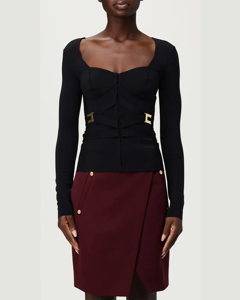 Elisabetta Franchi Blazer damen Schwarz