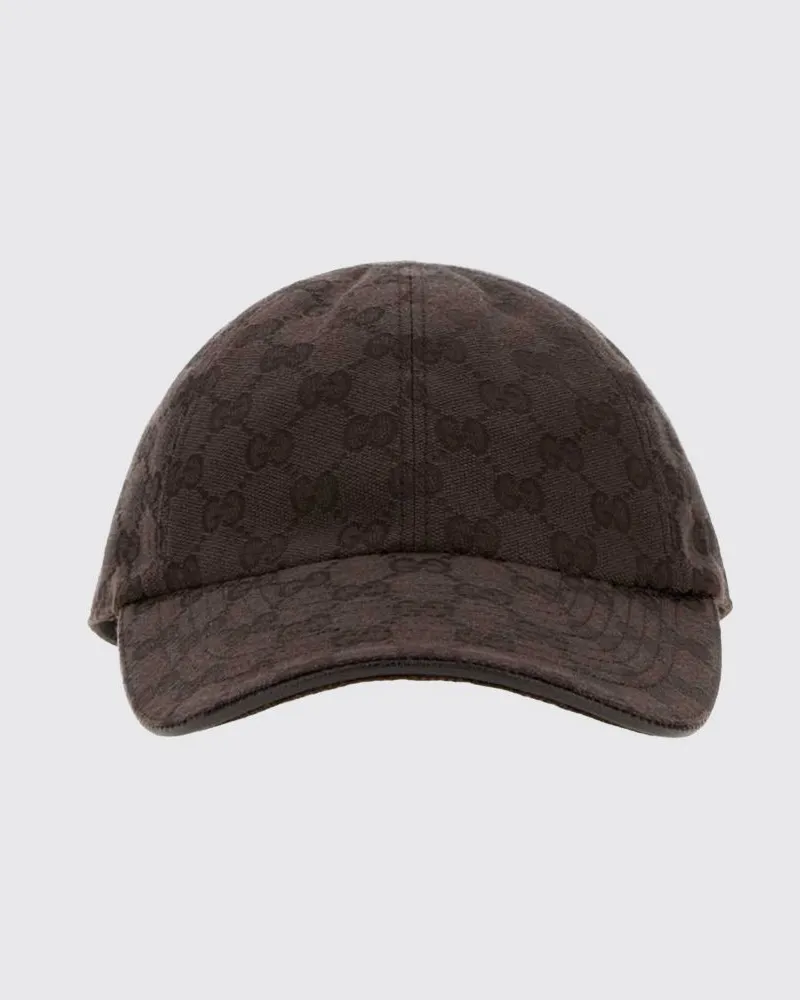 Gucci Baseballkappe aus Baumwoll-Jacquard mit GG-Monogramm Braun