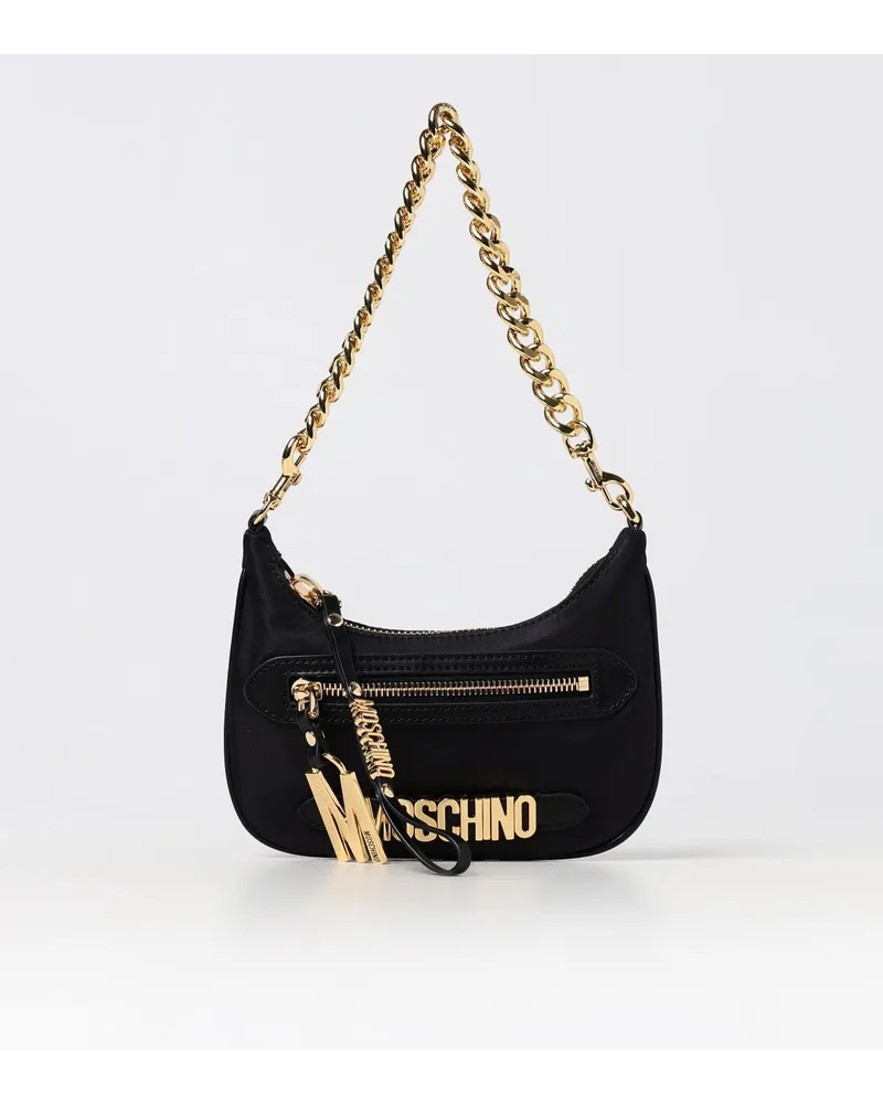 Moschino Schultertasche Schwarz