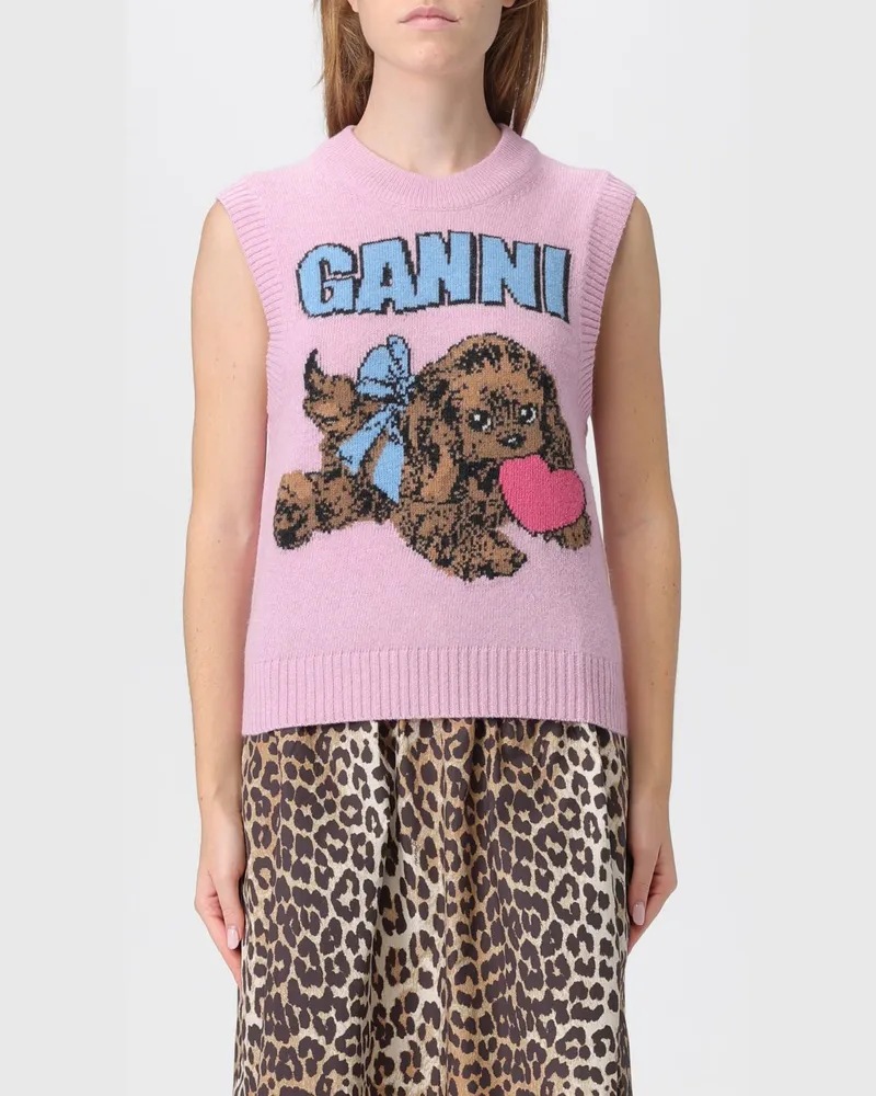 Ganni Weste damen Pink