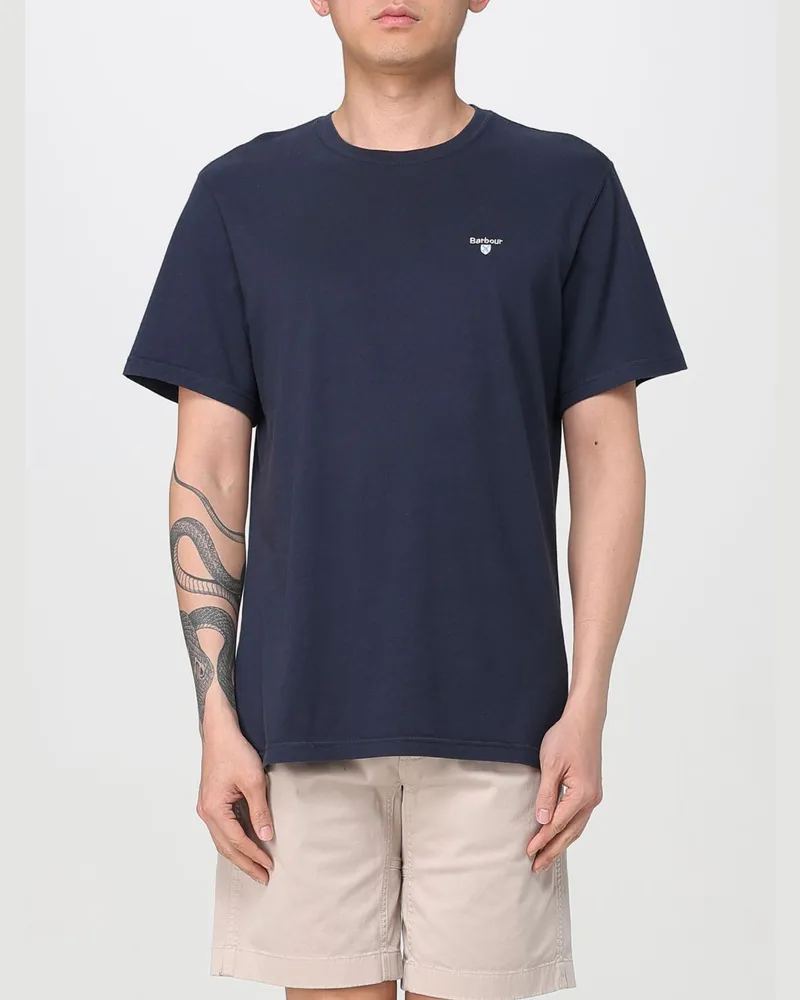 Barbour T-shirt herren Navy