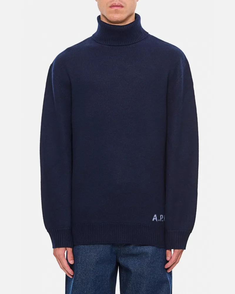 A.P.C. Pullover herren Blau