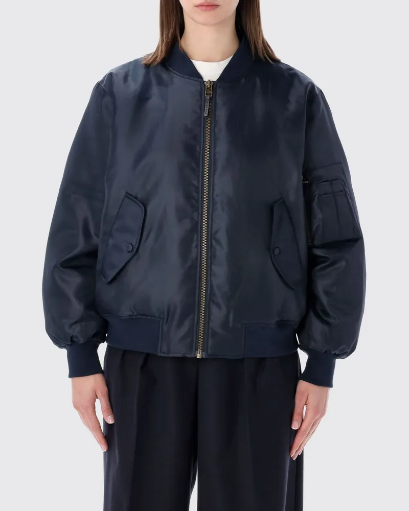 Anine Bing Mantel damen Blau