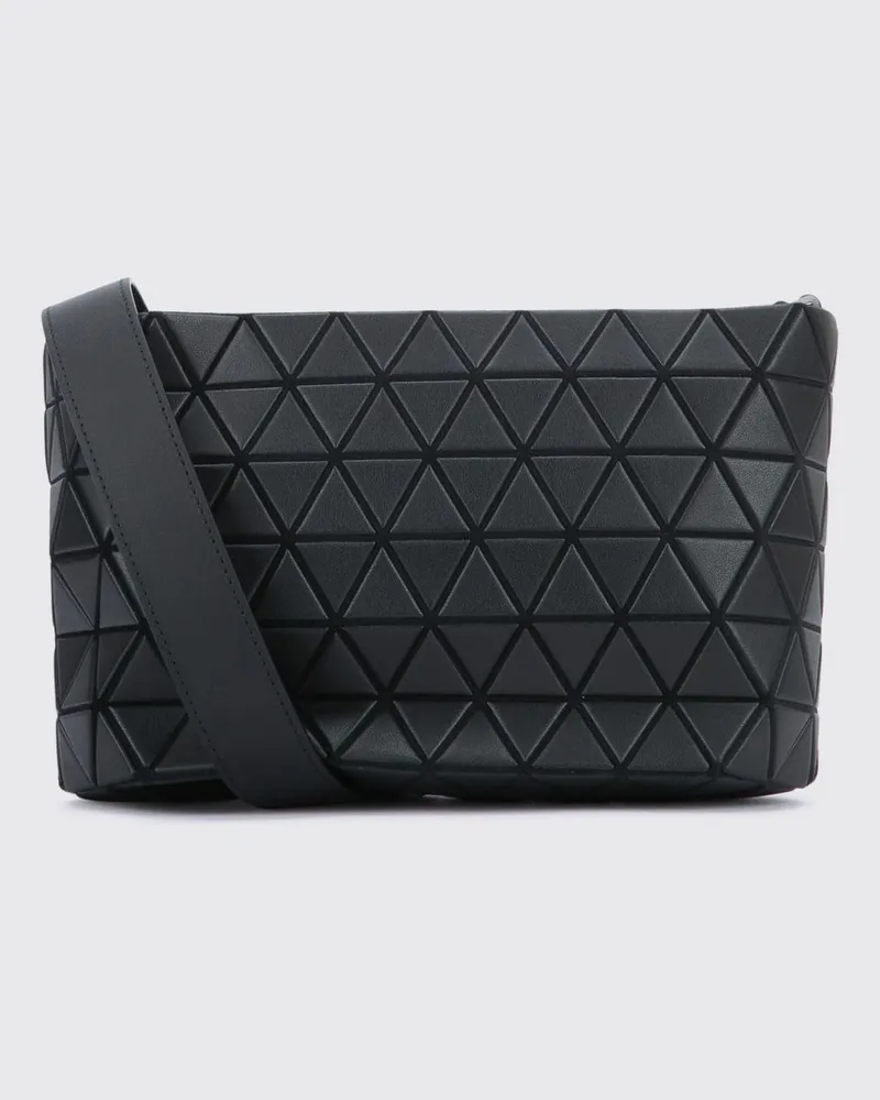 Issey Miyake PVC-Umhängetasche mit geometrischem Design Schwarz