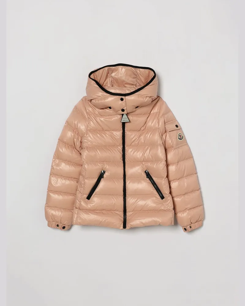 Moncler Gesteppte Daunenweste für Jungen aus recyceltem Nylon Pink