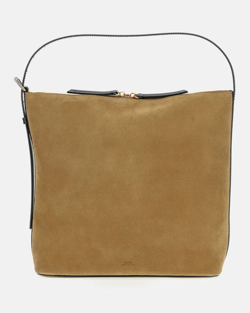 A.P.C. Schultertasche damen Beige