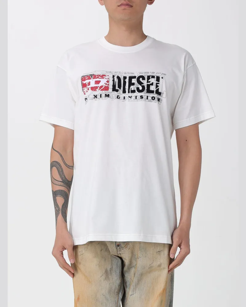 Diesel T-shirt herren Weiß