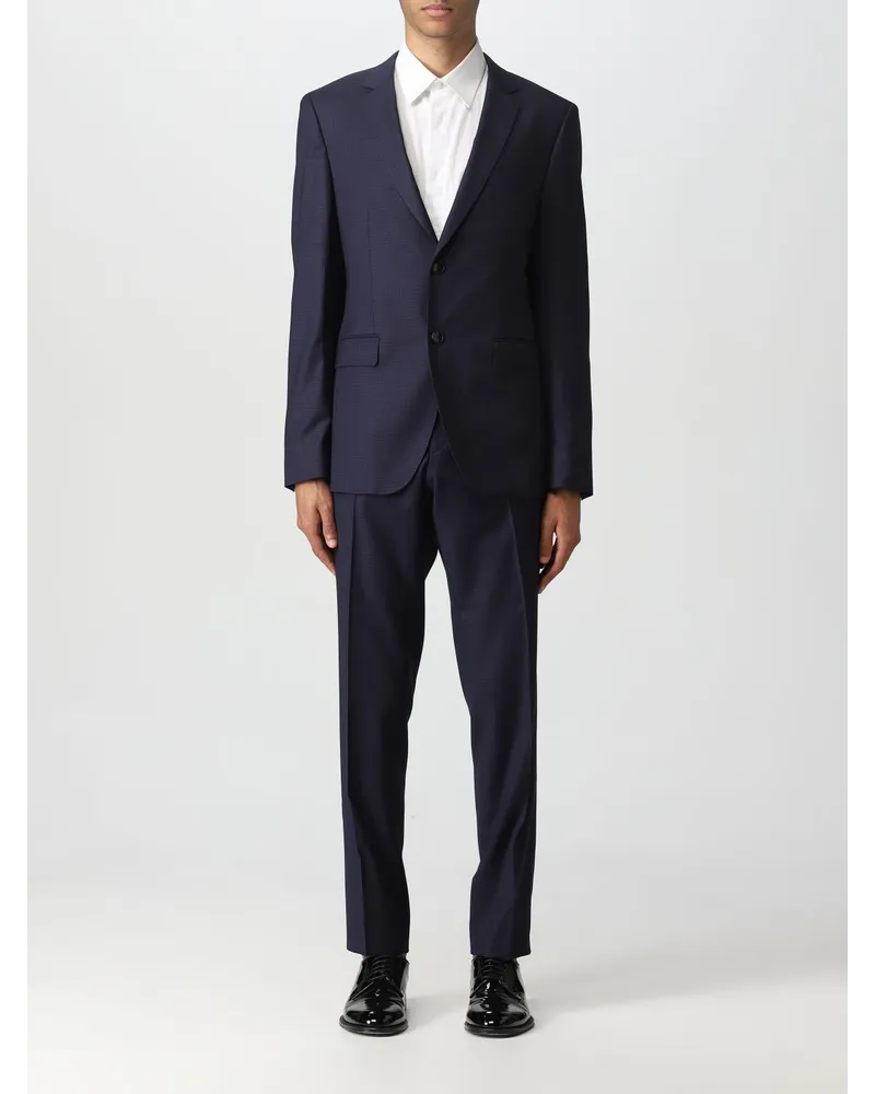 HUGO BOSS Anzug herren Blau