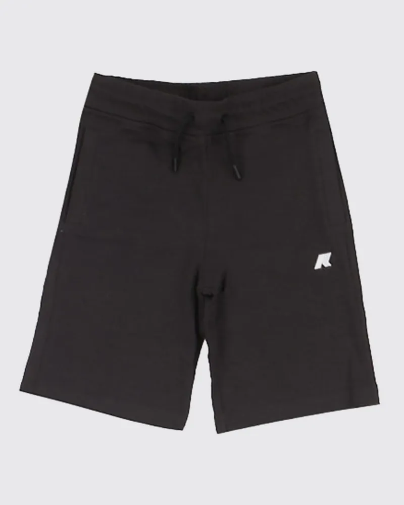 K-Way Baumwoll-Jogging-Shorts Schwarz