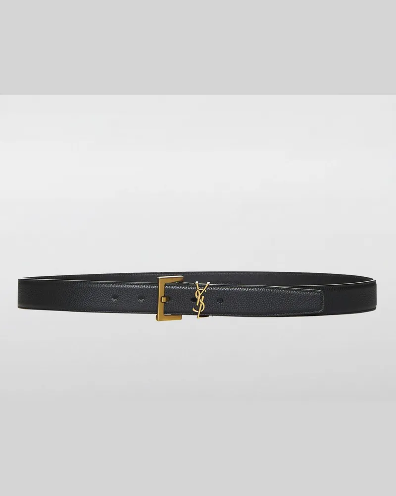 Saint Laurent Grtel herren Schwarz