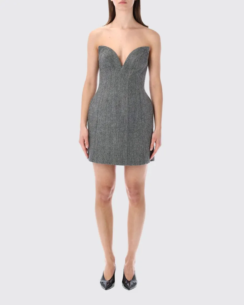 Self-Portrait Kleid damen Grau