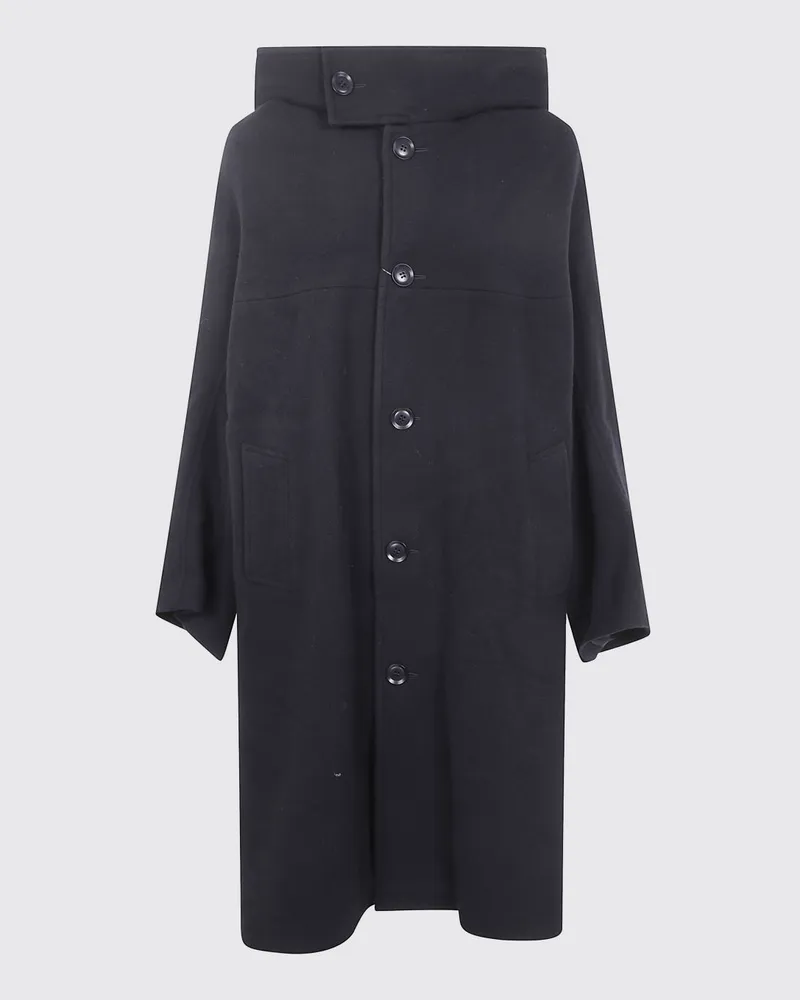 Yohji Yamamoto Mantel damen Schwarz
