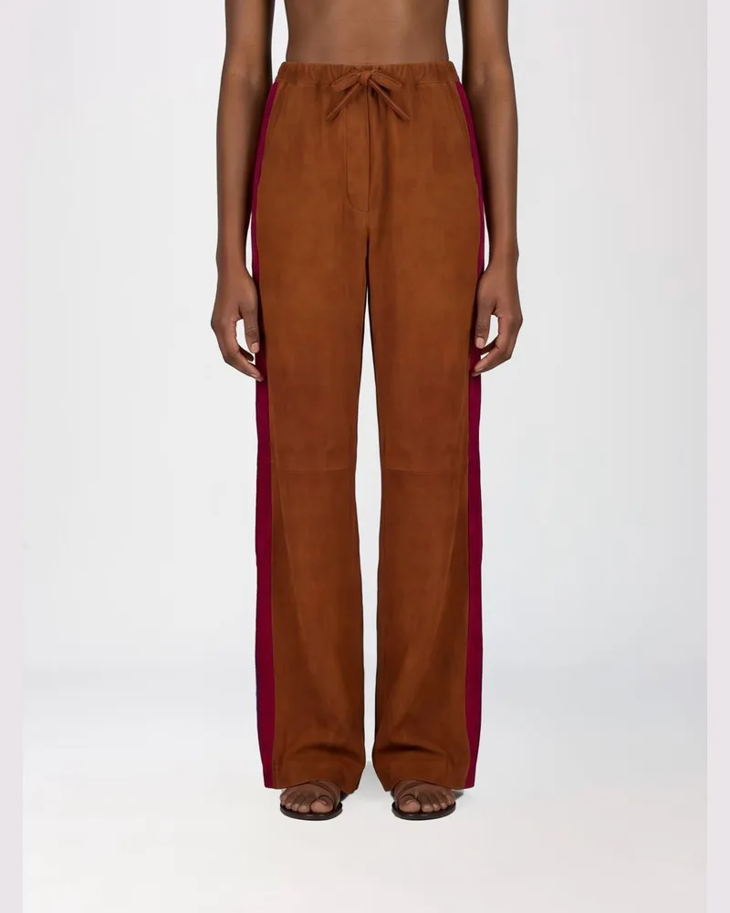 PAULA Hose damen Kaffee
