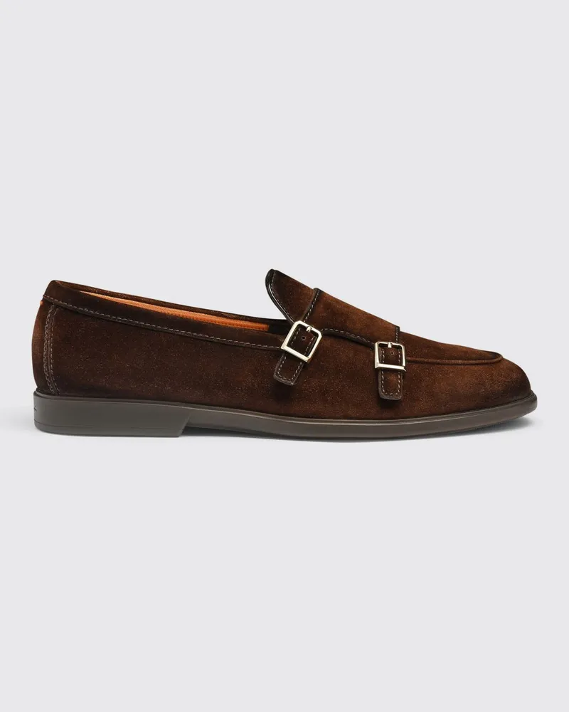Santoni Schuhe herren Braun