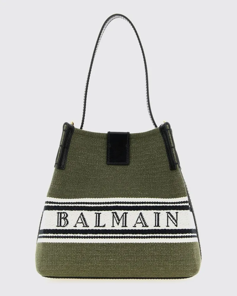 Balmain Schultertasche damen Grün