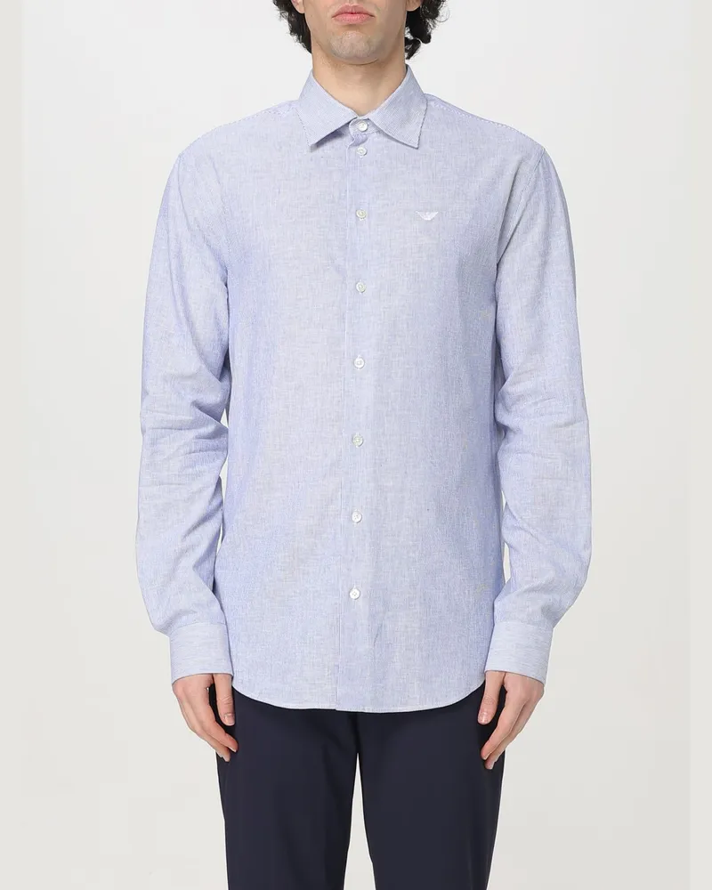 Emporio Armani Hemd herren Hellblau