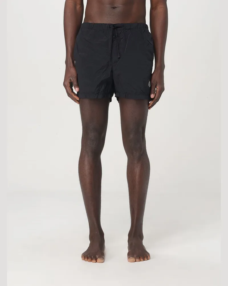 Stone Island Bademode herren Schwarz
