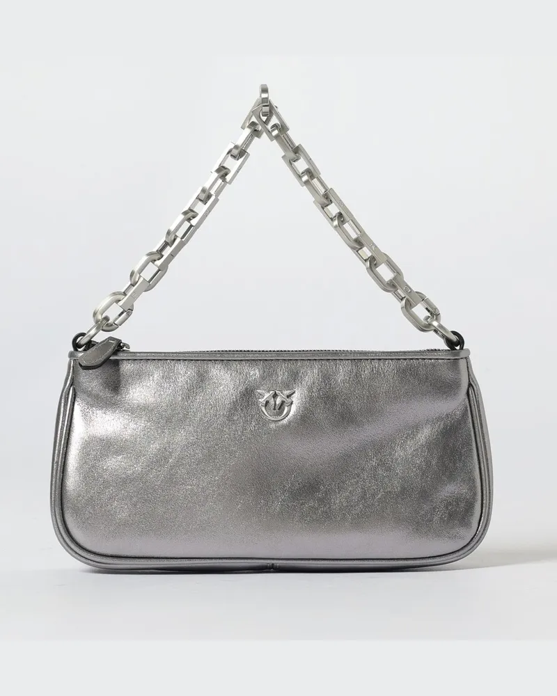 Pinko Schultertasche damen Silber