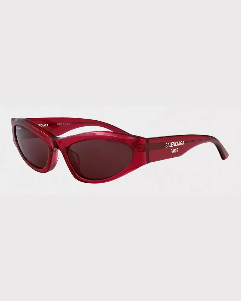 Balenciaga Sonnenbrillen damen Burgunderrot