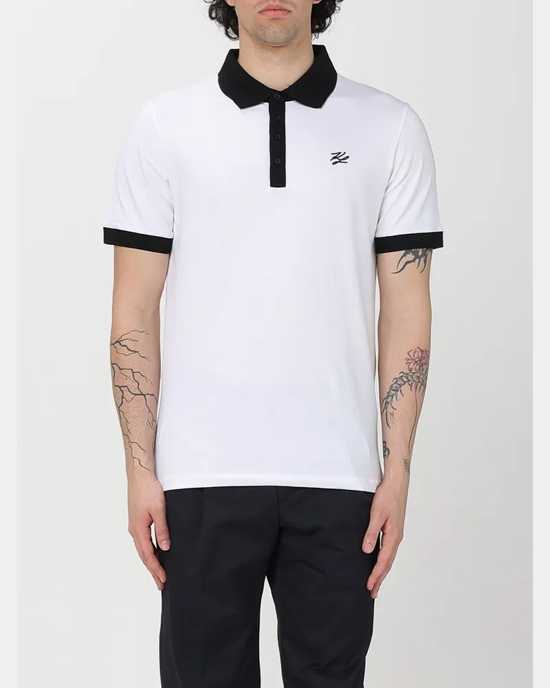 Karl Lagerfeld Polo herren Weiß