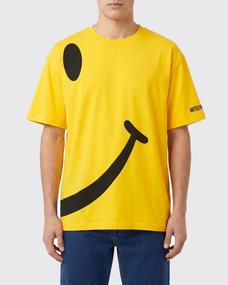 Moschino T-shirt herren Gelb