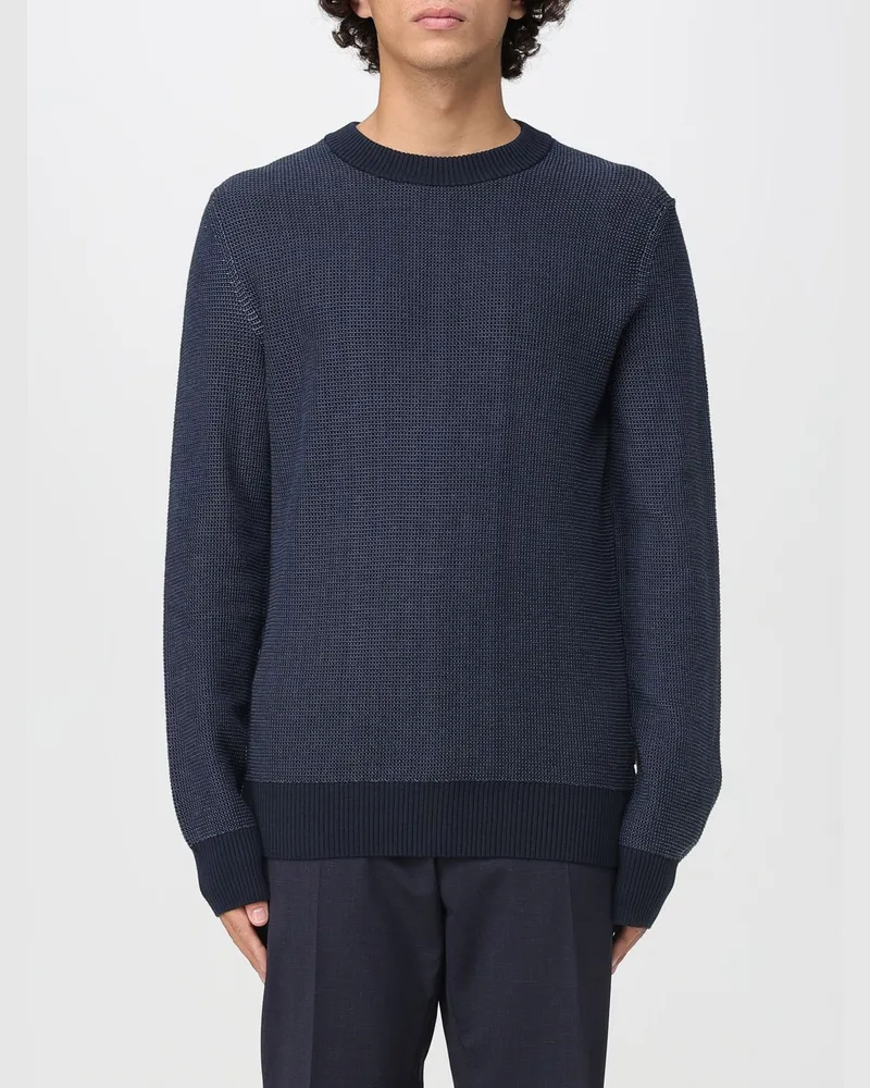 HUGO BOSS Pullover herren Blau