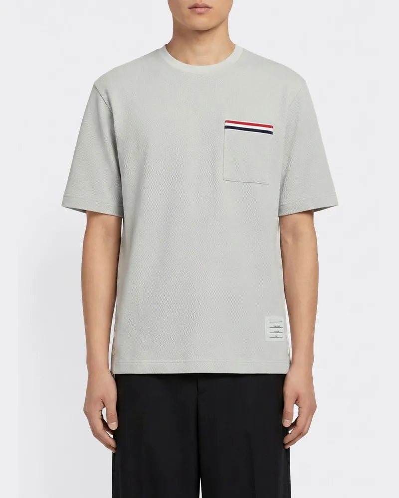 Thom Browne T-shirt herren Grau