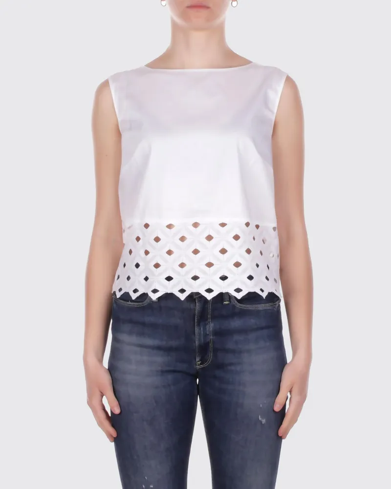 Max Mara Top damen Weiß