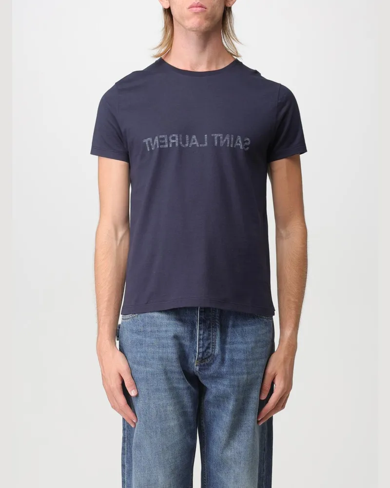 Saint Laurent T-shirt herren Marine