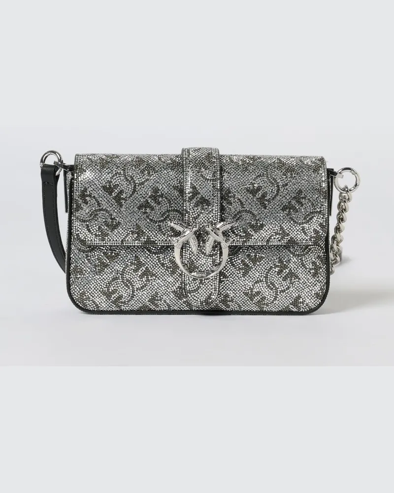 Pinko Schultertasche damen Silber