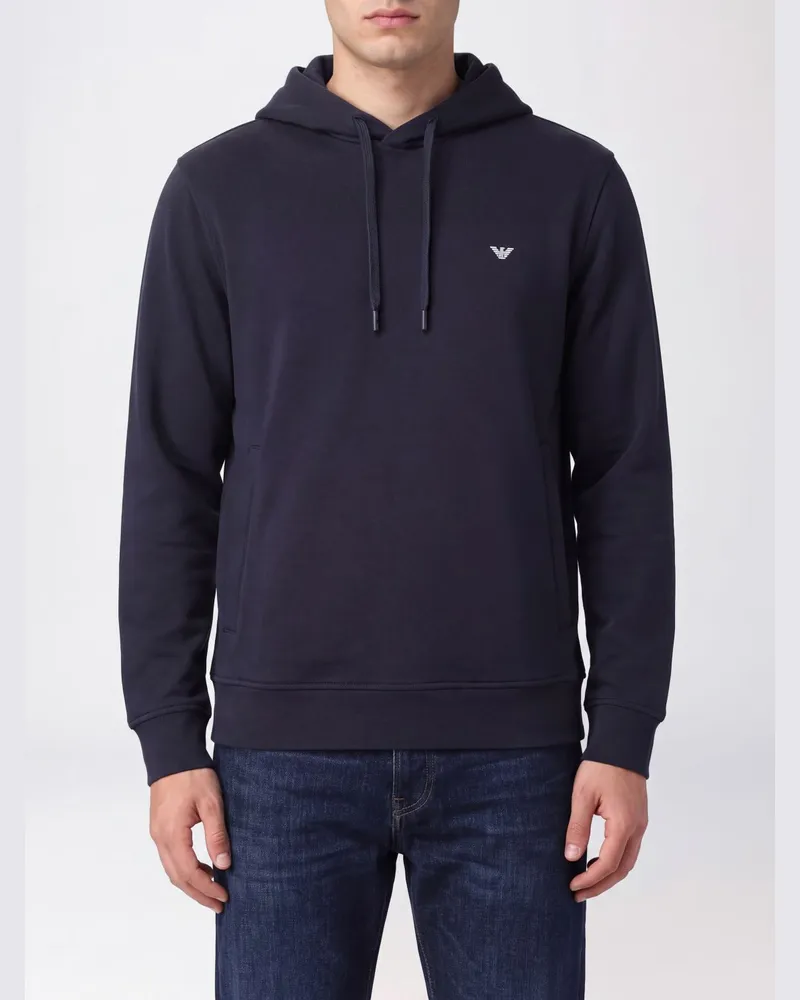 Emporio Armani Sweatshirt herren Blau
