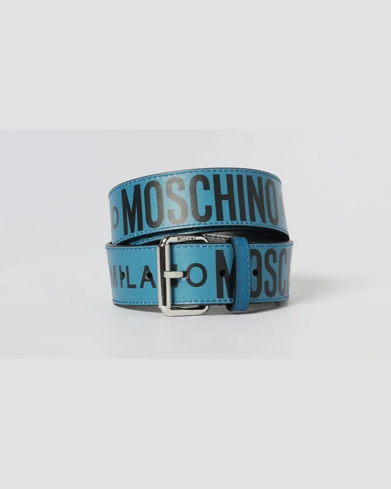 Moschino Gürtel herren Blau