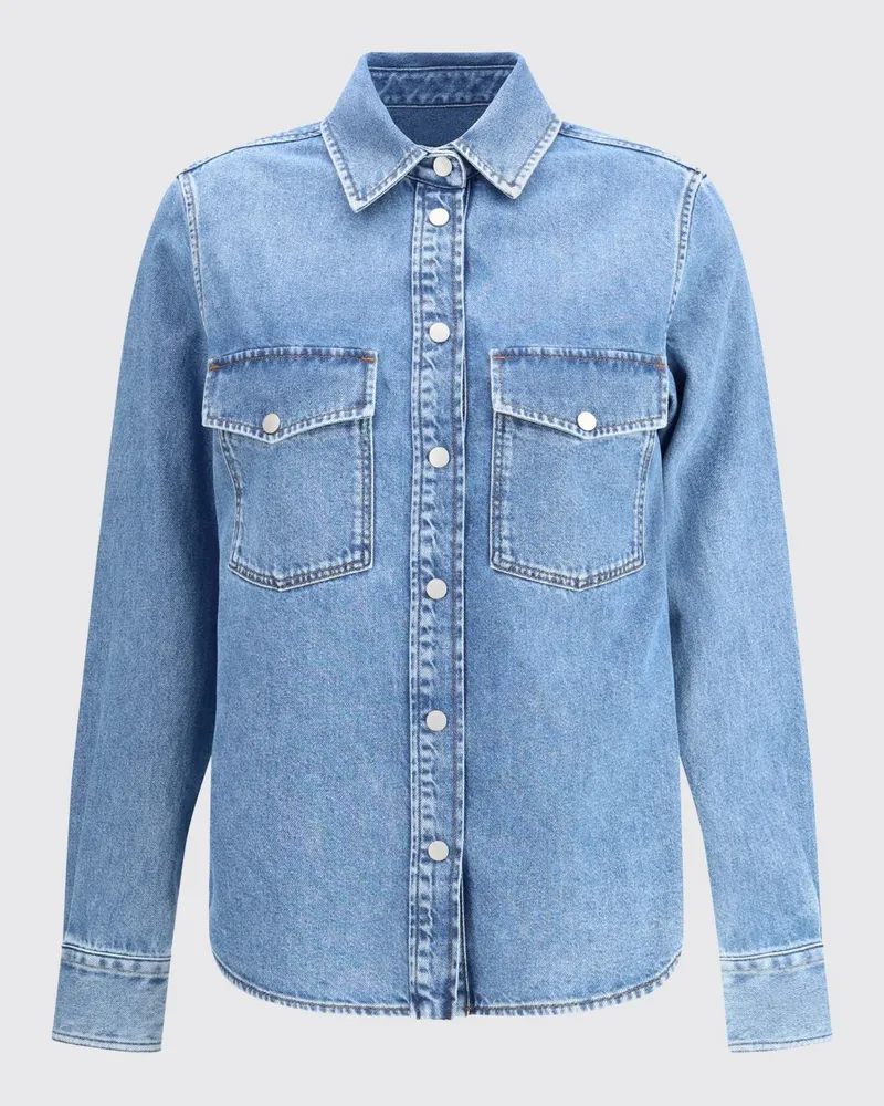 Jacob Cohën Hemdbluse damen Hellblau