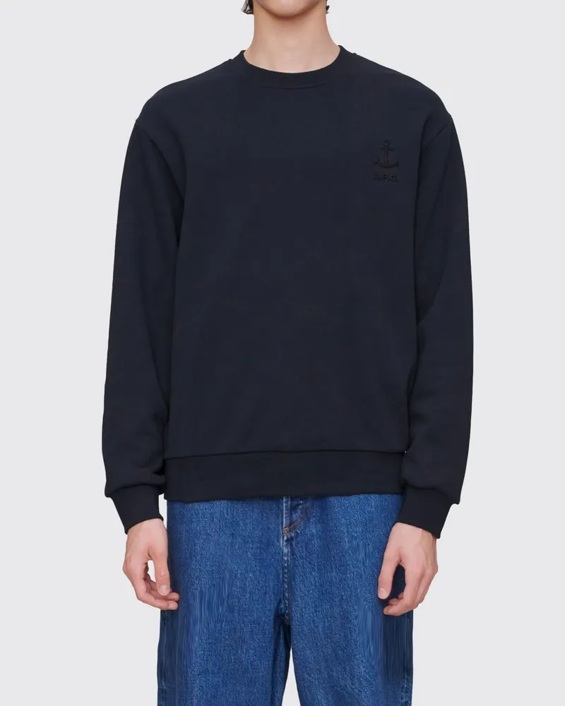 A.P.C. Sweatshirt herren Blau