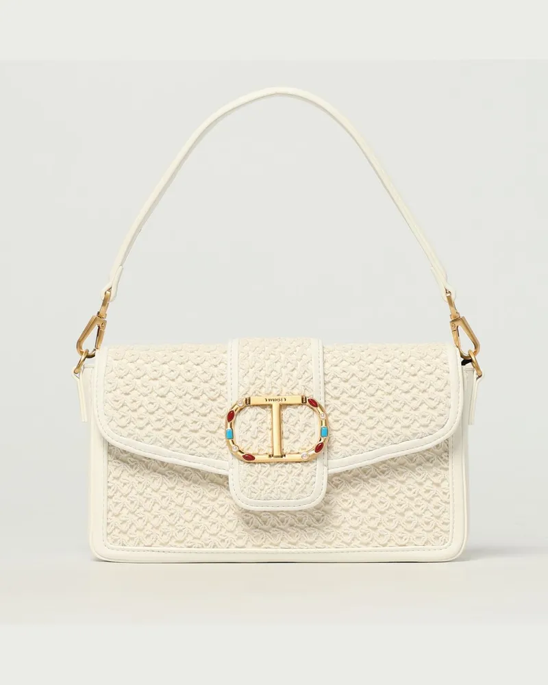 Twin-Set Schultertasche damen Weiß