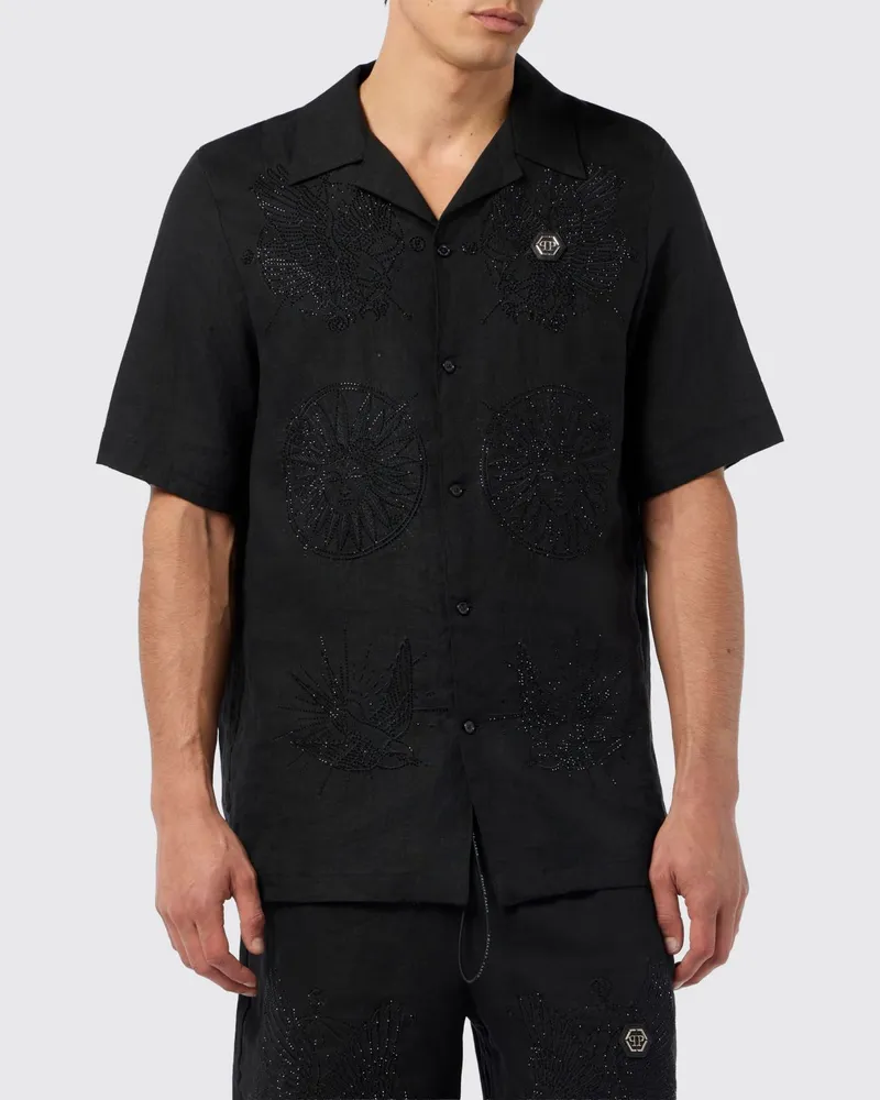 Philipp Plein Hemd herren Schwarz
