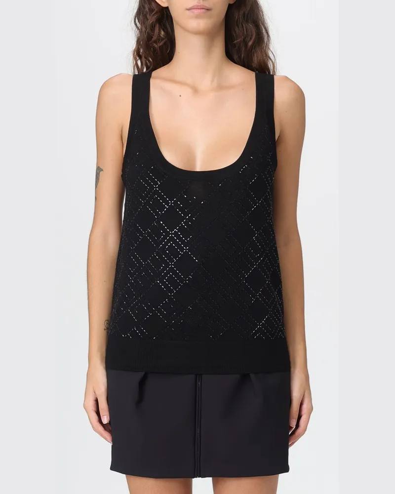 Elisabetta Franchi Top damen Schwarz