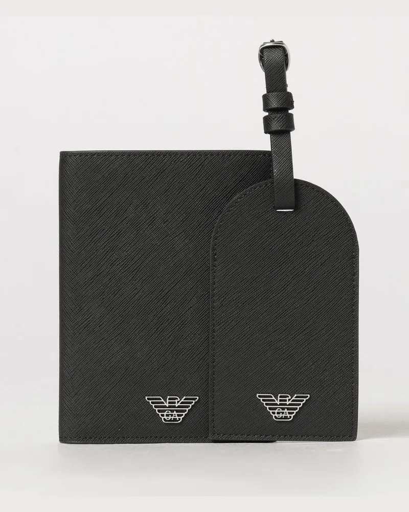 Emporio Armani Portemonnaie herren Schwarz