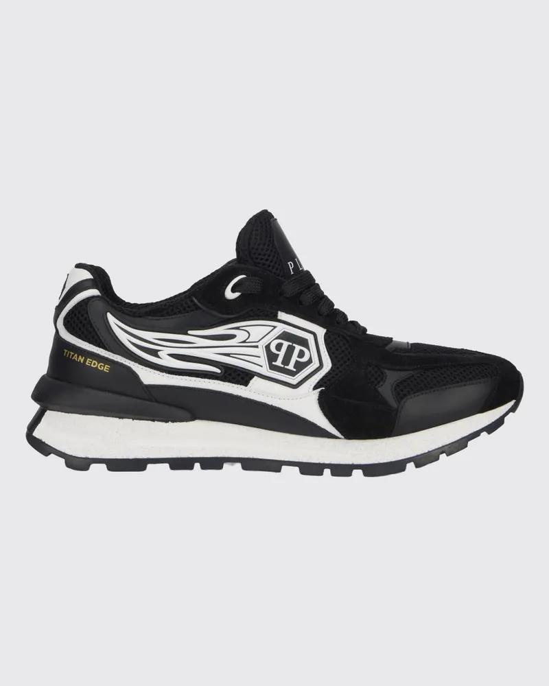 Philipp Plein Sneakers aus Leder und Mesh Weiss