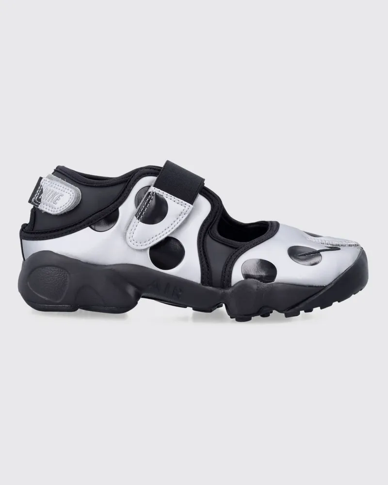 Nike Air Rift Sneaker mit Polka-Dot-Print und Cut-Out-Design mit Tabi-Zehe Grau
