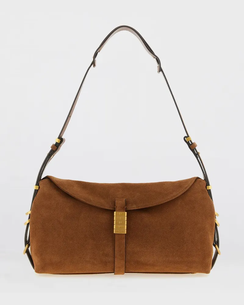 Pinko Schultertasche damen Braun