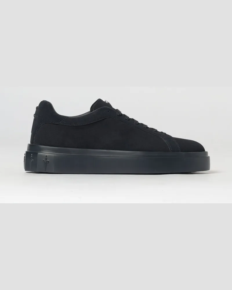 Cesare Paciotti Wildleder-Sneakers Navy