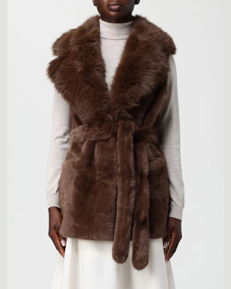 V°73 Weste damen Braun