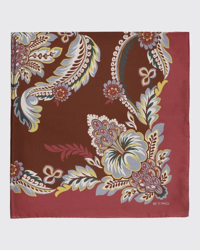 Etro Schal damen Burgunderrot