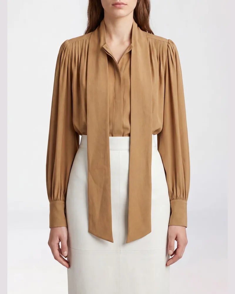 KHAITE Hemdbluse damen Gold
